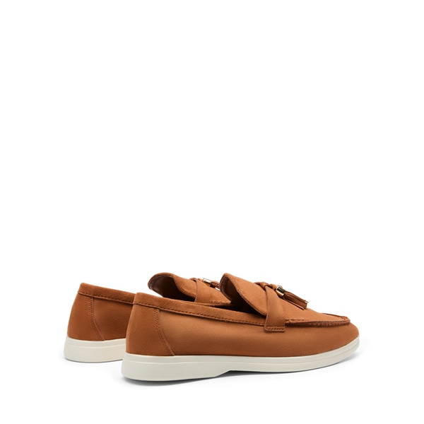 Slip On Casual Loafers - TAN-SUEDE - 4